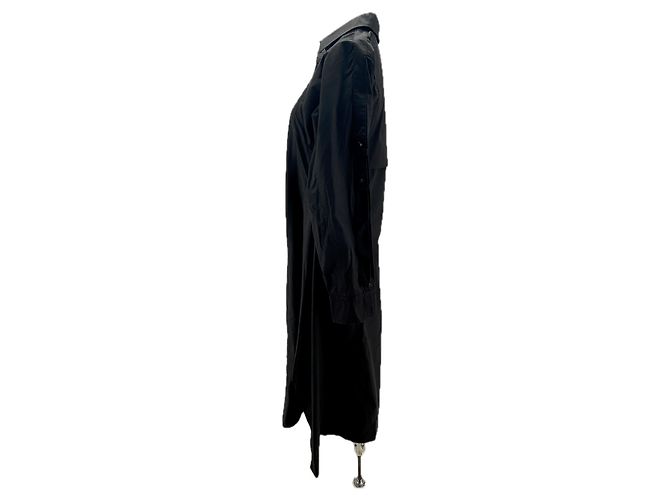 Vestido maxi negro Sportmax de algodón - vista 4