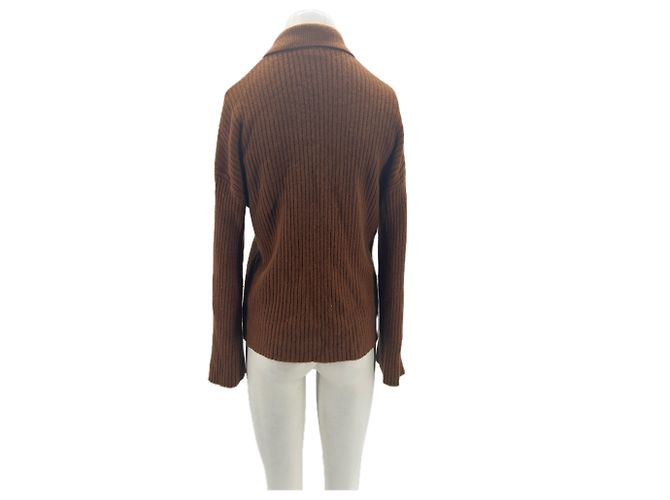 Reformation Cardigan aus braunem Kaschmir - Ansicht 2