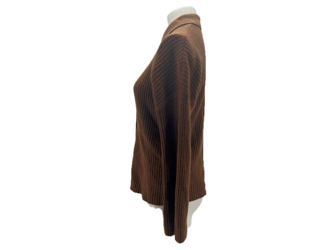 Reformation Cardigan aus braunem Kaschmir - Ansicht 4