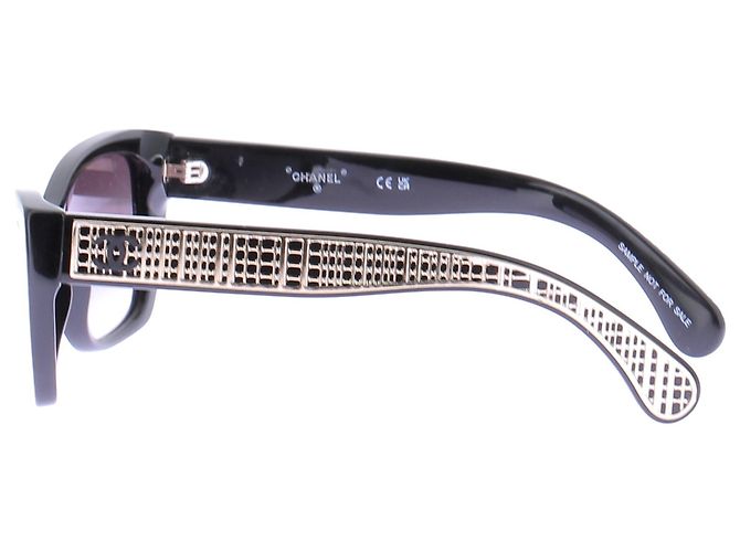 Chanel Gafas de sol negras Negro - vista 4