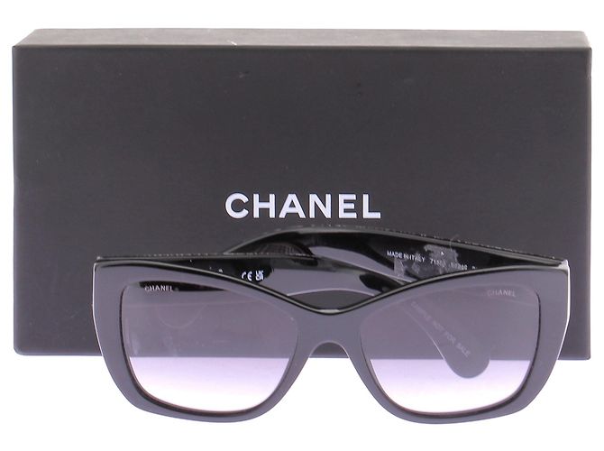 Chanel Gafas de sol negras Negro - vista 6