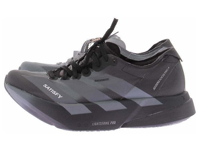 Autre Marque Adidas Adizero Adios Pro 4 Sneaker Grau Polyester Größe 38 - Ansicht 2