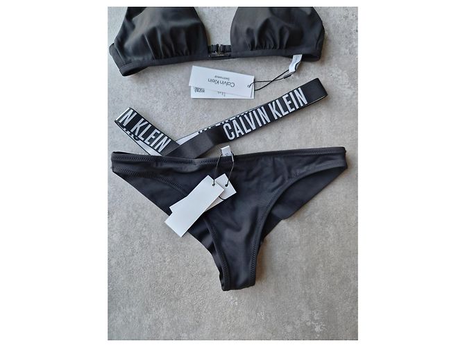 Ensemble de bikini Calvin Klein noir - vue 2
