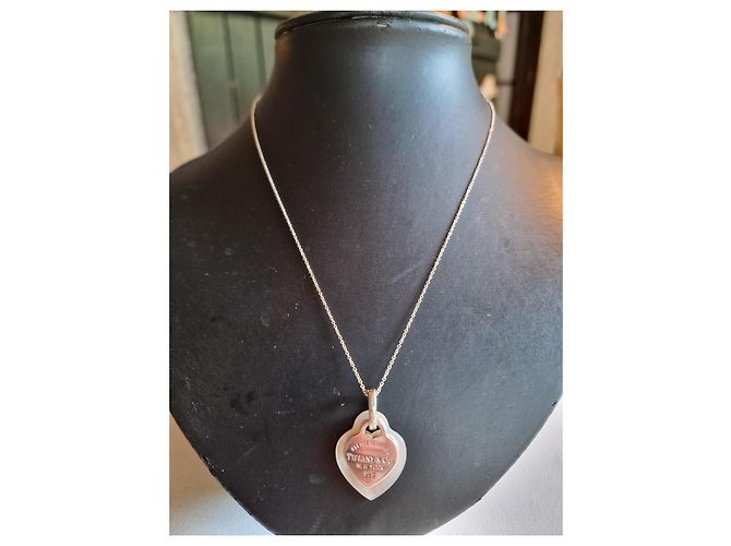 Collana Tiffany & Co. Return to Tiffany in argento sterling con pendenti a cuore Silver hardware - vista 2