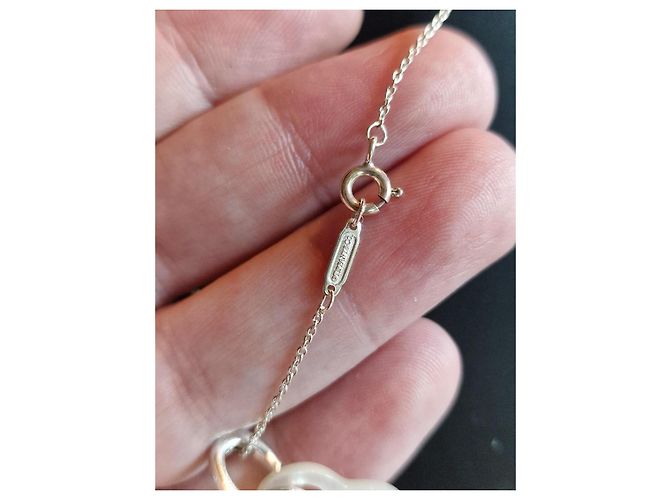 Collana Tiffany & Co. Return to Tiffany in argento sterling con pendenti a cuore Silver hardware - vista 6
