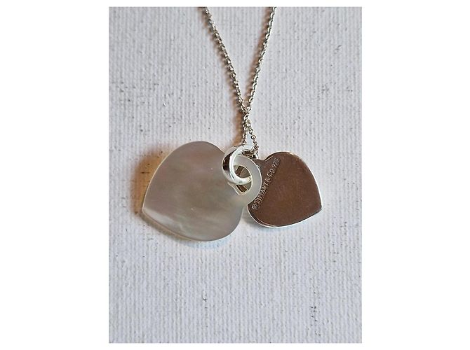 Collana Tiffany & Co. Return to Tiffany in argento sterling con pendenti a cuore Silver hardware - vista 9