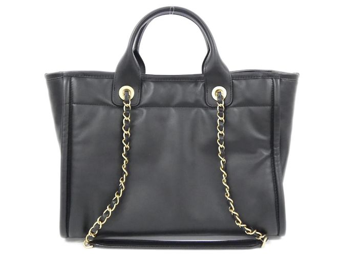 Borsa Chanel Deauville Line AS3257 Nero - vista 2