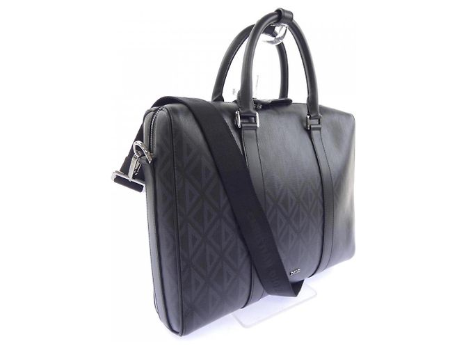Borsa Christian Dior nera e grigia Marrone Nero - vista 2