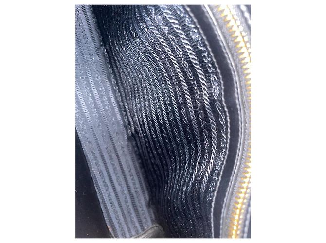 Borsa Tote in Pelle Saffiano Prada Nero - vista 14