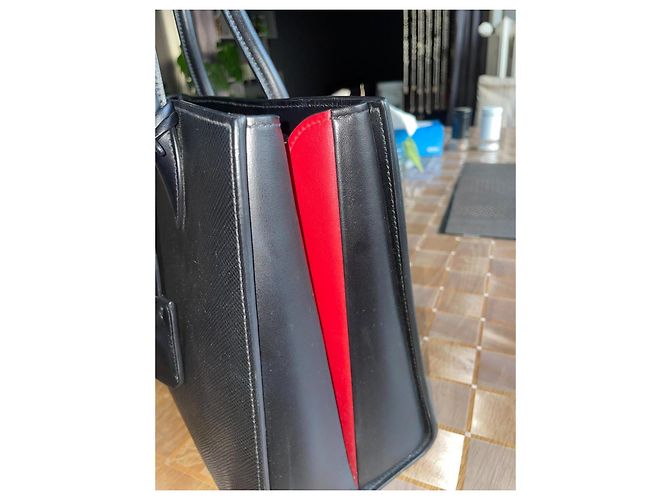 Borsa Tote in Pelle Saffiano Prada Nero - vista 15
