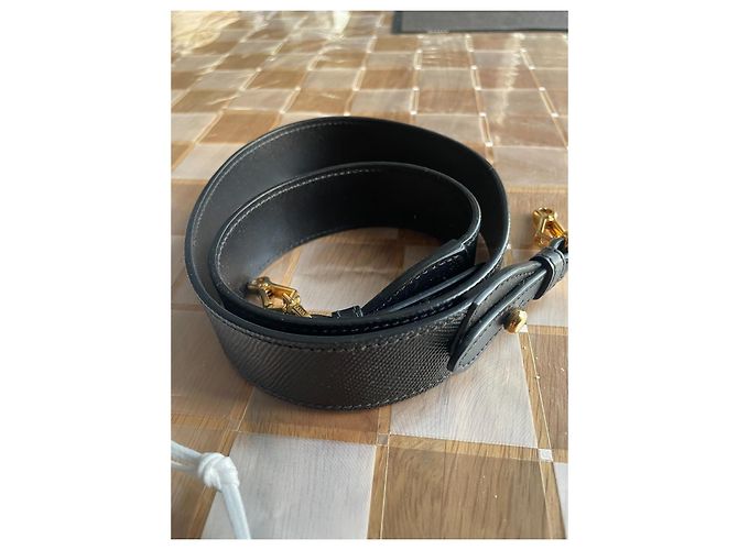 Borsa Tote in Pelle Saffiano Prada Nero - vista 8