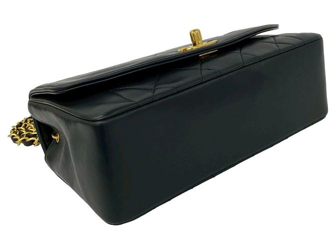 Borsa a Spalla Chanel Matelassé Diana Flap Nero - vista 7