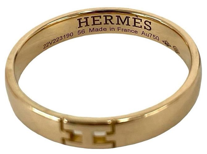 Ring Hermès Anillo Ever Hercules HERMES en oro rosa de 18K Dorado - vista 3