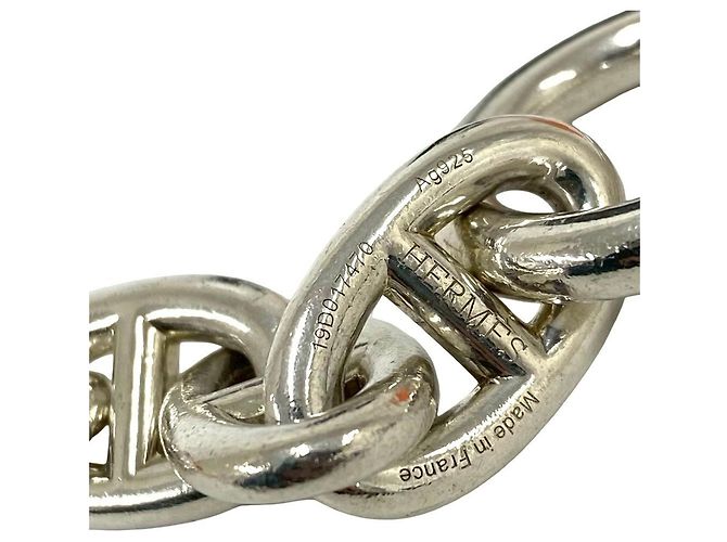 Hermès Hermes Chaine d'Ancre TGM Bracciale Charm Argento - vista 3
