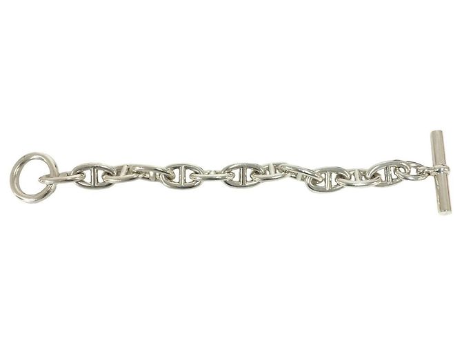 Hermès Hermes Chaine d'Ancre TGM Bracciale Charm Argento - vista 6