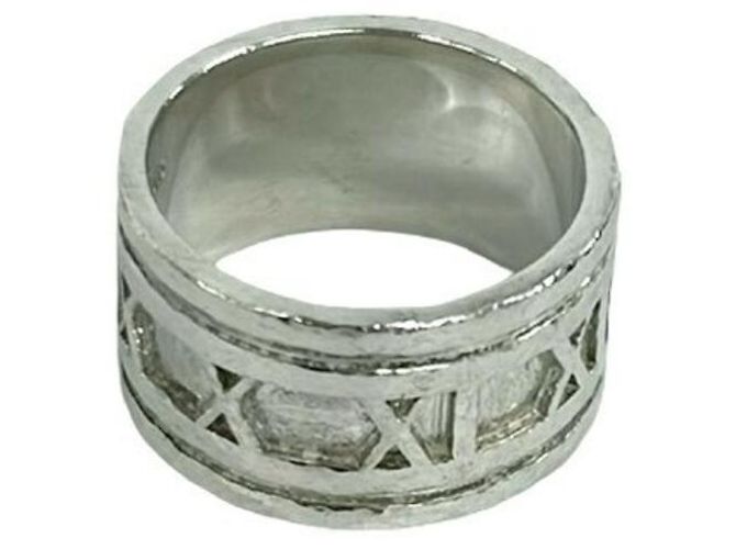 Tiffany & Co Anello Atlas Wide in argento 925 di Tiffany - vista 5