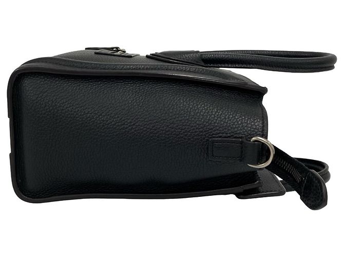 Céline Bolso de mano Celine Luggage Nano Shopper de piel Negro - vista 6
