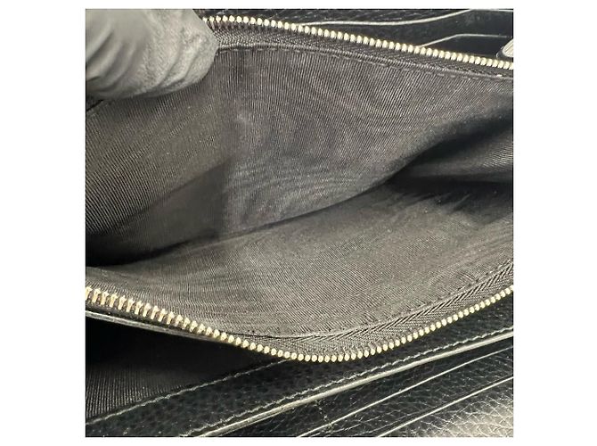 Mini borsa a tracolla Gucci Dionysus in pelle con catena Nero - vista 10
