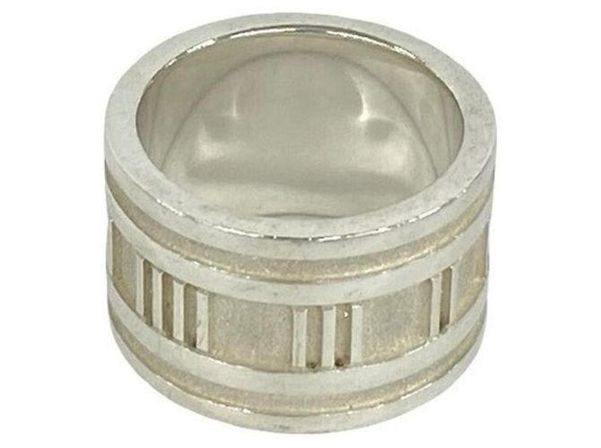 Tiffany & Co Anello Tiffany Vintage Wide Atlas Argento - vista 4