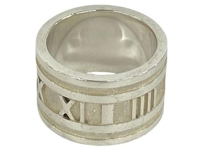 Tiffany & Co Anello Tiffany Vintage Wide Atlas Argento - vista 5