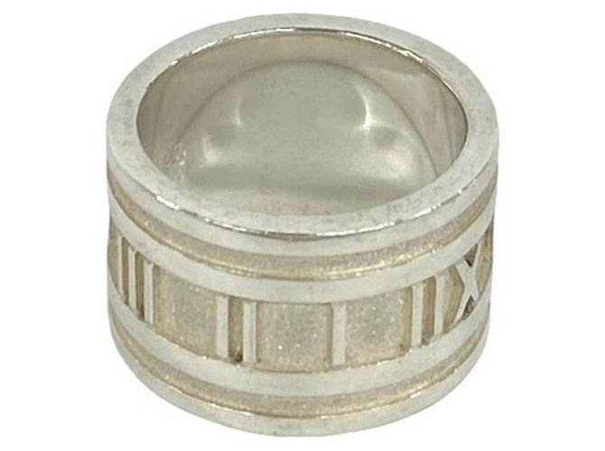 Tiffany & Co Anello Tiffany Vintage Wide Atlas Argento - vista 6
