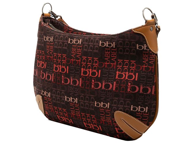 Borsa a tracolla Burberry Brown Canvas Blue Label Marrone Marrone scuro - vista 2