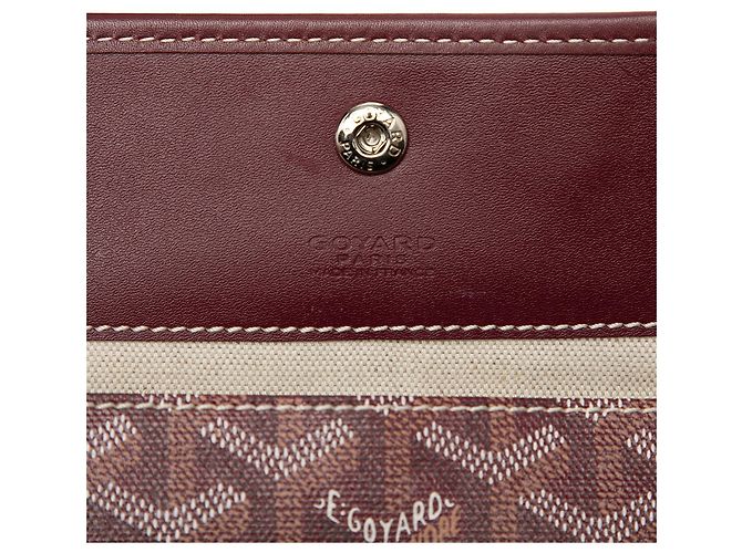 Goyard Red Goyardine Saint Louis GM Rosso Bordò - vista 5