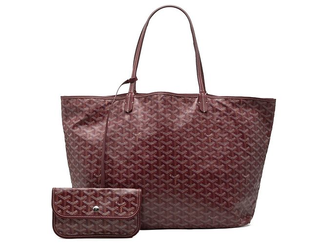Goyard Red Goyardine Saint Louis GM Rosso Bordò - vista 7