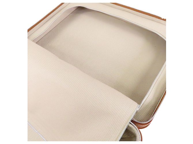 Valigia Hermès RMS Cabin Suitcase in pelle H Plume e Taurillon Regate marrone - vista 4