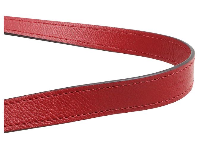 Louis Vuitton Red Monogram Empreinte Montaigne MM Rosso - vista 6