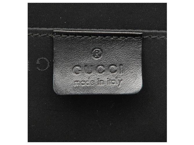 Sac à dos Gucci en nylon noir à double boucle - vue 6