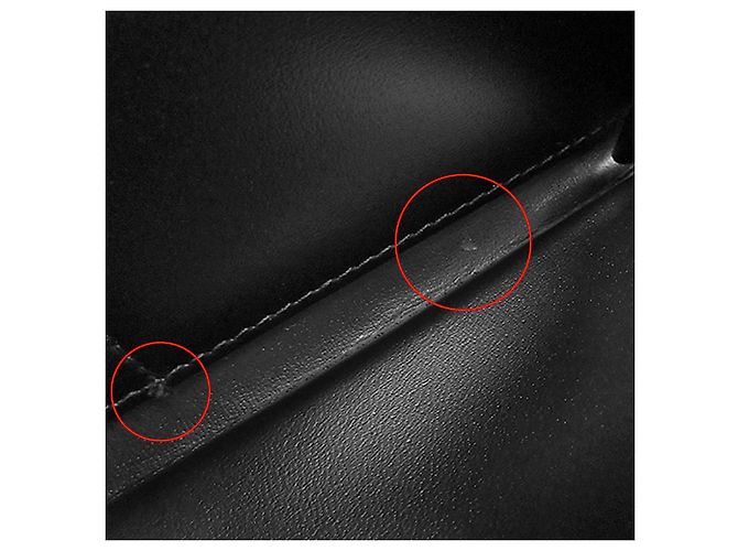 Saint Laurent Black Leather Tiny Cassandre Zip Around Long Wallet - view 8