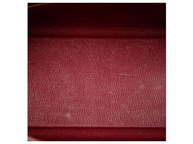 Hermès Red Clemence Kelly II Retourne 32 Rosso - vista 4