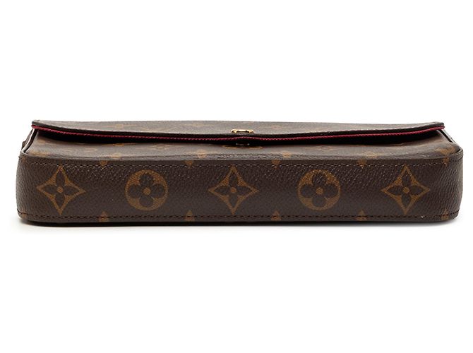 Louis Vuitton Pochette Felicie Monogram Marrone - vista 3