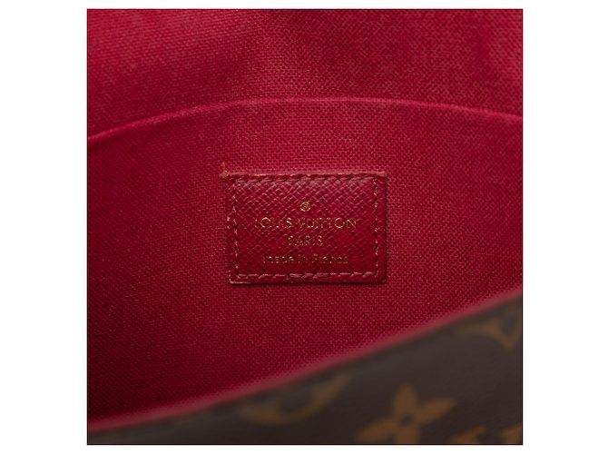 Louis Vuitton Pochette Felicie Monogram Marrone - vista 5
