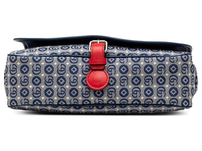 Gucci Blue Kids GG Canvas Star Umhängetasche Blau - Ansicht 3