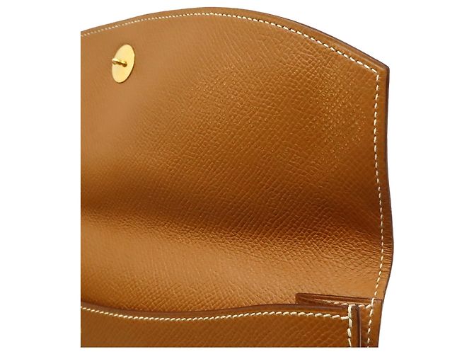 Hermès Pochette Rio Courchevel Marrone - vista 7