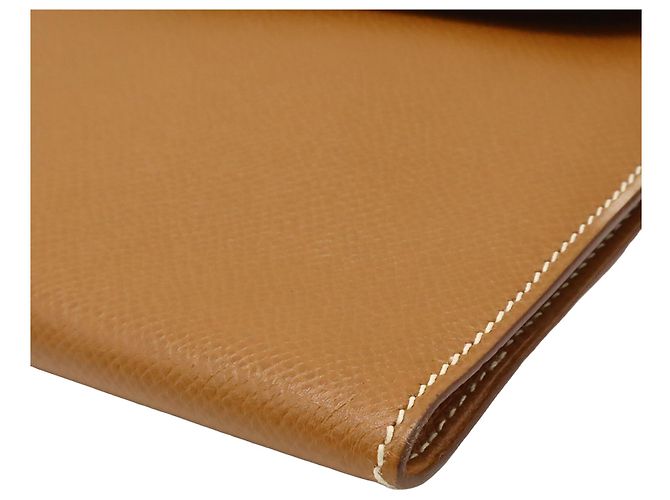 Hermès Pochette Rio Courchevel Marrone - vista 8