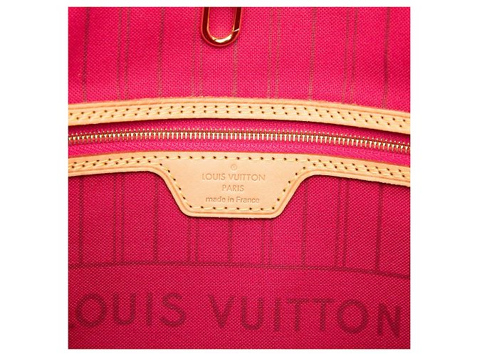 Louis Vuitton Brown Monogram Patches Neverfull MM Marrone - vista 5
