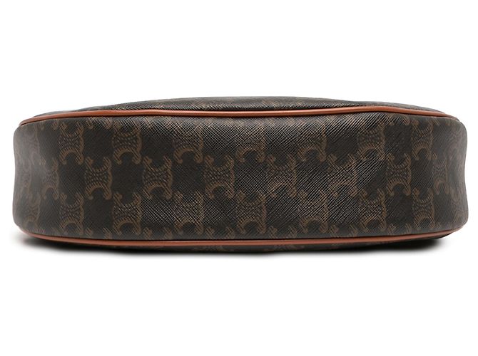 Céline Borsa a tracolla Ava in tela rivestita Triomphe marrone Celine Marrone scuro - vista 3