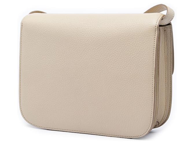 Céline Celine Beige Medium Goatskin Classic Box - vista 2