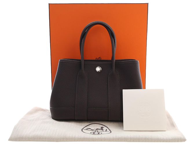 Hermès Brown Negonda Garden Party 23 Dark brown - view 15