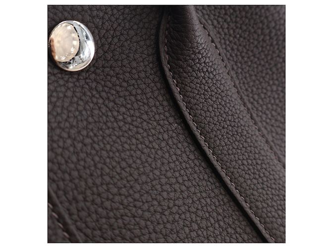 Hermès Brown Negonda Garden Party 23 Dark brown - view 7