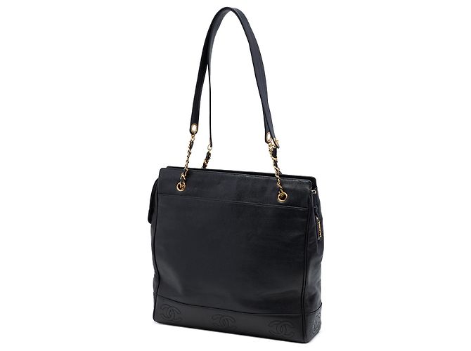 Tote Chanel Black Triple CC Caviar Nero - vista 2