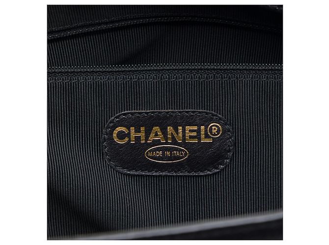 Tote Chanel Black Triple CC Caviar Nero - vista 5