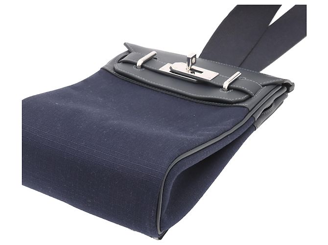 Hermès Blue Bivouac and Swift Kelly Hac a Dos PM - vista 4