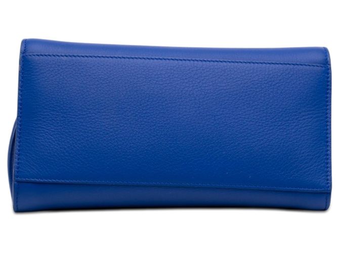 Salvatore Ferragamo Borsa Hug in pelle di vitello blu Ferragamo XS - vista 3