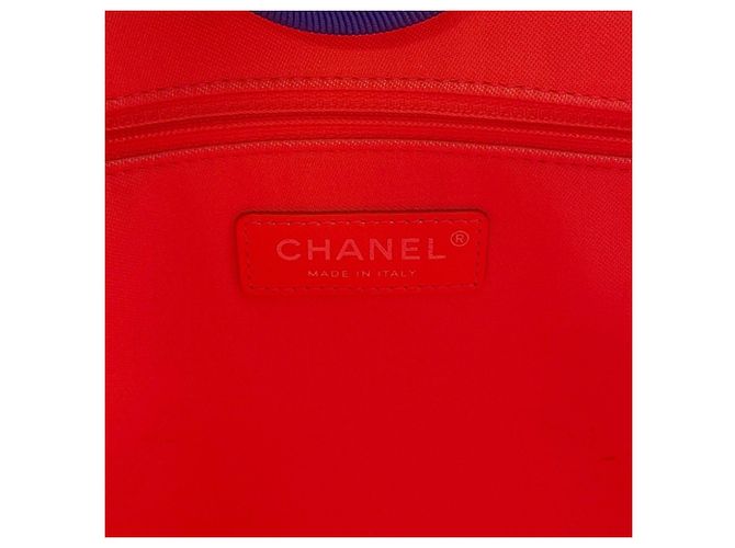 Tote Deauville in tela viola piccola Chanel Porpora - vista 5