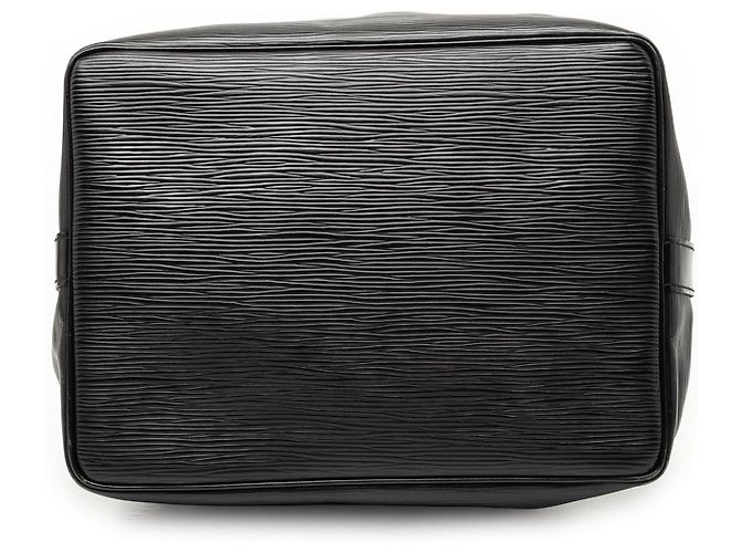 Louis Vuitton Petit Noe in pelle Epi nera Nero - vista 3