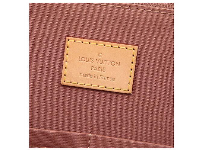 Louis Vuitton Alma PM in monogramma vernis marrone Caramello - vista 5